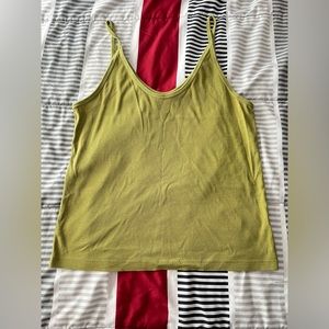 Green tank top
